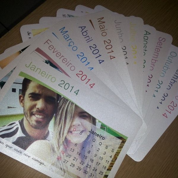 Calendario de mesa 2014 (Apaixonados)